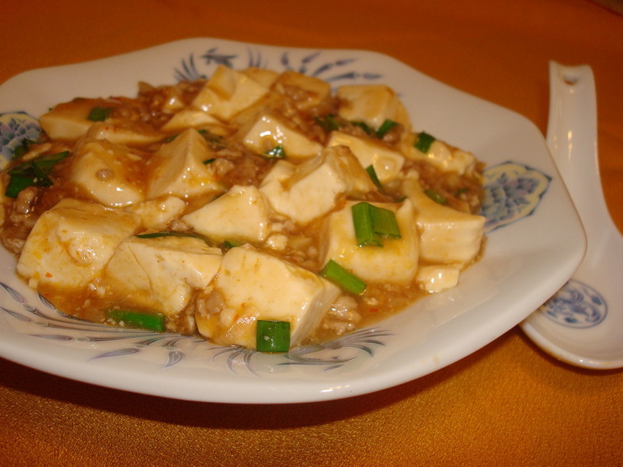 鶏チャーシューの煮汁で…マーボー豆腐の画像