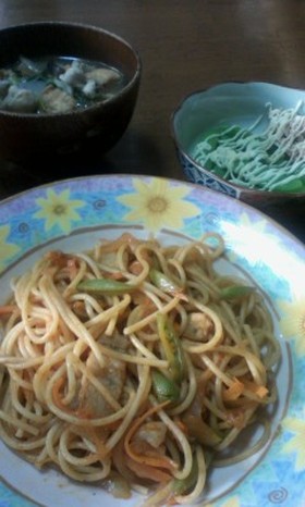 隠し味はソース☆ナポリタン