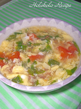 トマトとセロリのスープ
