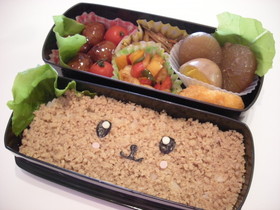 どアップキャラ弁シリーズ♡こぐまくん
