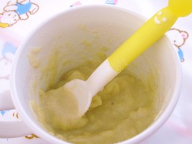 離乳食 6ヶ月のバナナヨーグルト