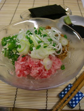 ねぎとろの食べ方☆我が家流♪