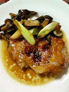 鶏モモ オーブンで照り焼き