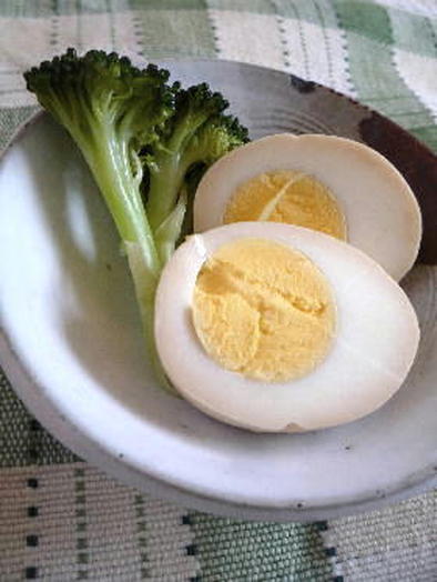 ちょっとの味噌で　ゆで卵の味噌漬けの写真