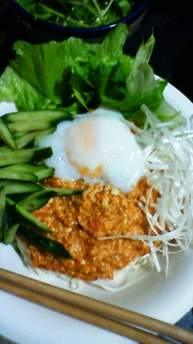 簡単☆豆腐でジャージャー麺