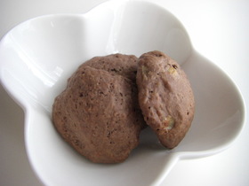 ノンオイル*チョコバナナ パンクッキー♪