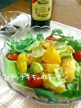 オレガノ風味オレンジサラダ❤ちょっとエコ