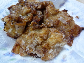 豚バラで簡単☆ひらひら揚げ