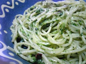 ほうれん草のパスタ
