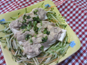 豆腐とツナのサラダ