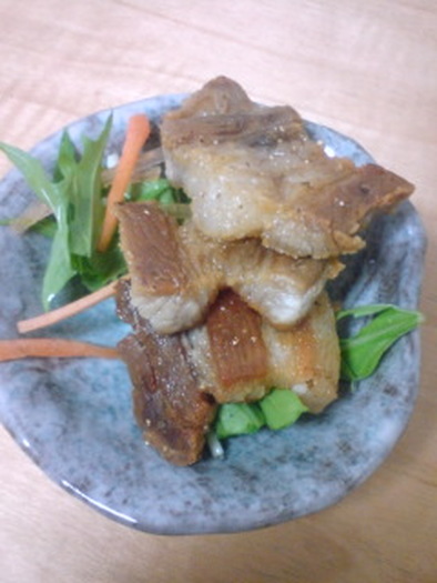 沖縄の味★スーチカー(豚バラの塩漬け)の写真