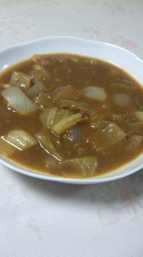 あっさり☆ツナと野菜のカレースープ