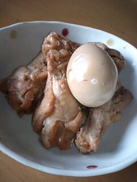 鶏のお酢でさっぱり煮と残り汁で・・・♪