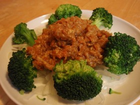 お野菜食べましょ、カレーそぼろ