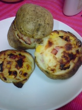 マッシュポテトinポテト