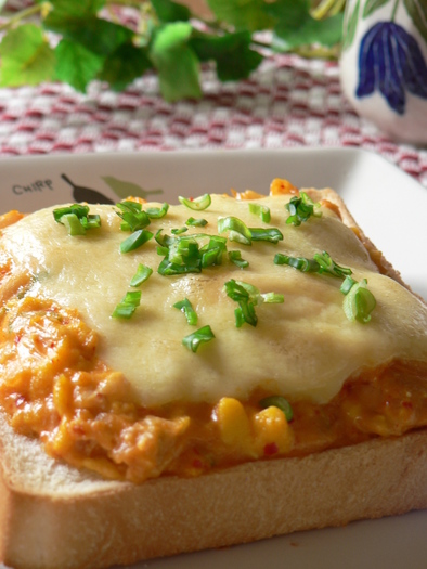 ❤　キム玉チーズトースト　❤の写真