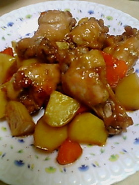 手羽先と根菜のさっぱり煮込み