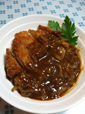 カロリーオフ♪簡単ハヤシカツ丼