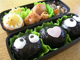 旦那に捧げる♪まっくろくろすけ弁当♪