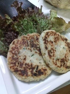 ヘルシー☆肉・卵なしの豆腐ハンバーグ