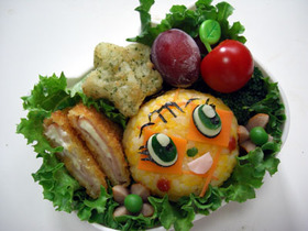メロンパンナちゃんキャラ弁★おにぎり