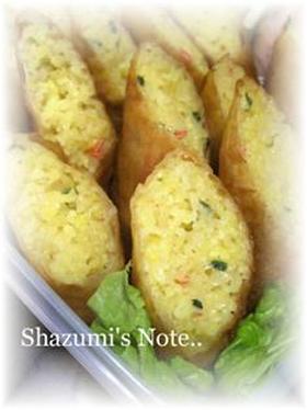 主食です!炒飯春巻き