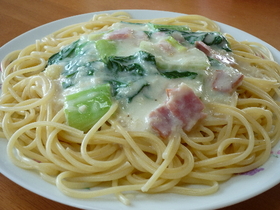 じゃが芋でトロリ☆さっぱりクリームパスタ