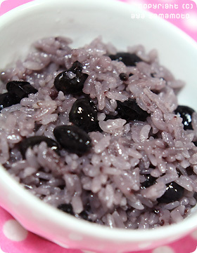 もちもち黒豆ごはん