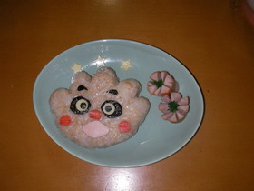 キャラご飯☆クリームパンダちゃん