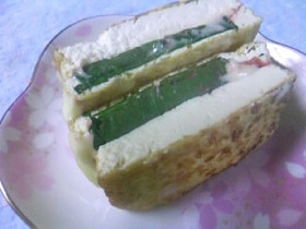 簡単!厚揚げちゃんの梅しそチーズはさみ焼