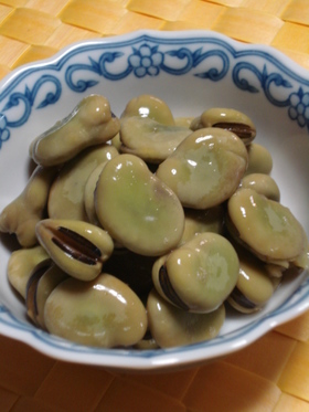レンジで簡単♪浸し豆