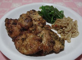 ゆかりとパセリで鳥のから揚げ♪