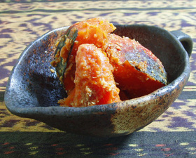 かぼちゃのはちみつミルク煮味噌風味