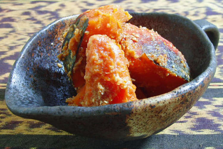 かぼちゃのはちみつミルク煮味噌風味 レシピ 作り方 By ぶりぢっと クックパッド 簡単おいしいみんなのレシピが349万品