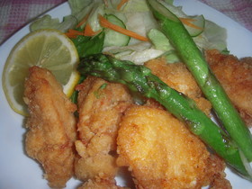 鶏胸肉の竜田揚げ