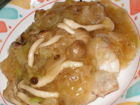 タラのネギしょうがあんかけ