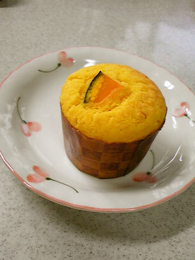*かぼちゃのカップケーキ*