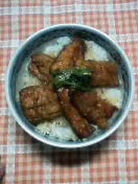 母の味♪さんまのかば焼きどんぶり