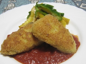 ハマチのチーズパン粉焼き