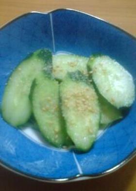 即席!キュウリの中華風漬物