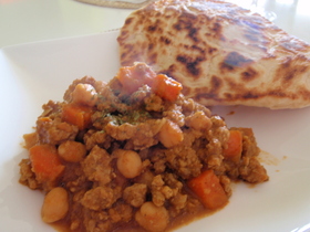 ヒヨコ豆のキーマカレー☆
