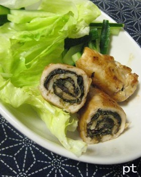 ☆簡単☆ 大葉にんにく醤油でささみロール