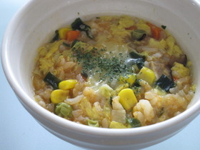 イタリアンスープ飯@トマトリゾット風♪