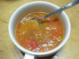 材料2つ?!トマトdeぽっかぽかスープ♥