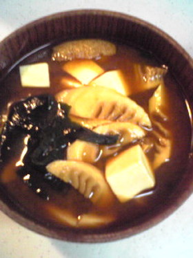 破竹のお味噌汁♪