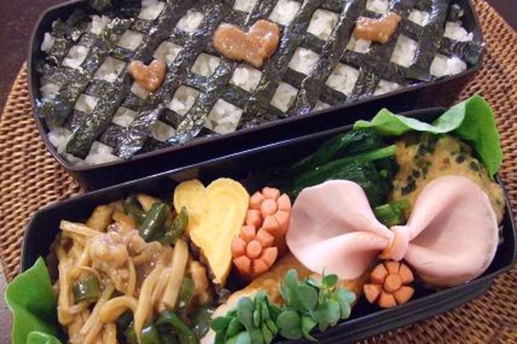 キャラ弁 簡単 のり弁deデコ弁 レシピ 作り方 By Akiozawa クックパッド 簡単おいしいみんなのレシピが367万品