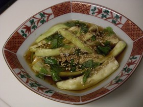 簡単!ヘルシー!揚げない揚げ茄子?!