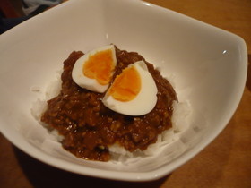 すぐできる挽肉のカレー