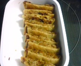 油揚げの納豆チーズ挟み焼き