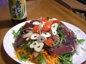 かつおののっけ盛り